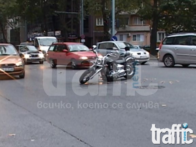 Рокер катастрофира в Пловдив! ВИДЕО и СНИМКИ