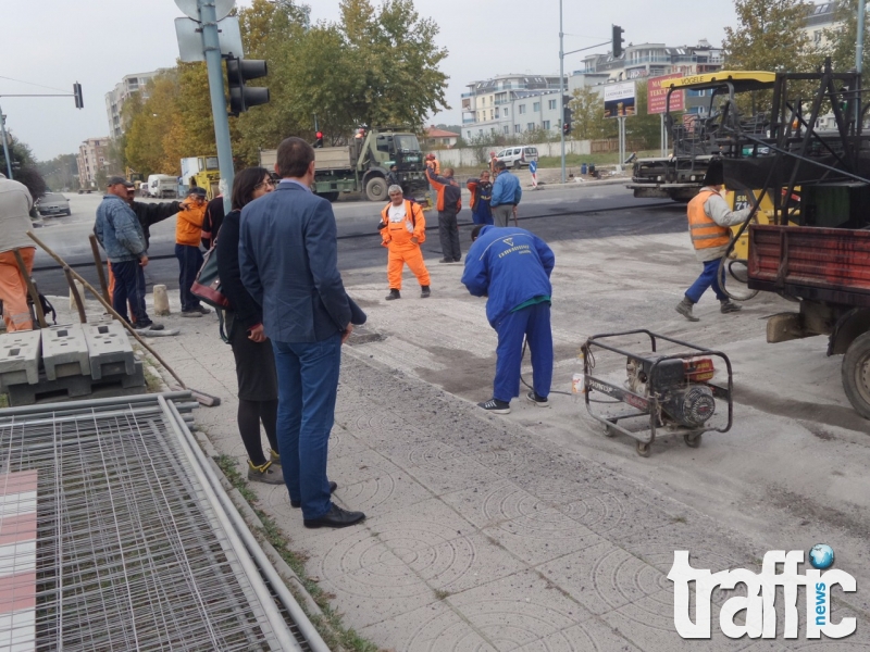 Пуснаха движението по Пещерско шосе СНИМКИ