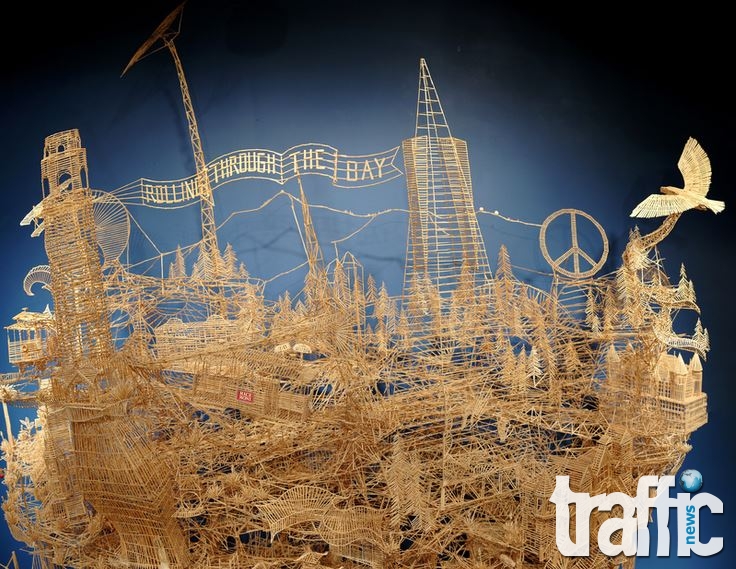 Невероятна кинетична скулптура на Сан Франциско СНИМКИ И ВИДЕО