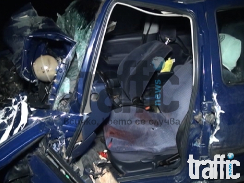 Тежка катастрофа с трима студенти край Калофер ВИДЕО