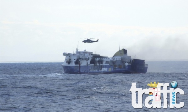 Нова драма край Корфу- кораб със 700 емигранти бедства