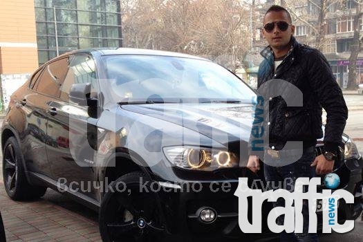 Само в  TrafficNews: Внукът на Кирил Рашков върти гуми с БМВ Х6 ВИДЕО