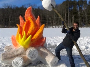 Снежно изкуство СНИМКИ
