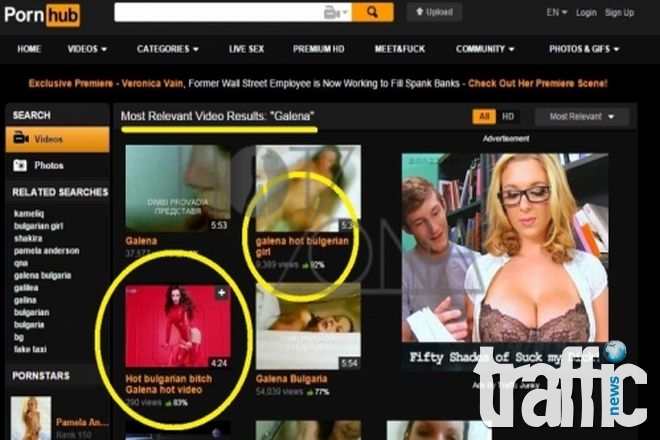 Галена лъсна в най-известния порно сайт в света, има цяла категория с нея! СНИМКИ и ВИДЕО(18+)