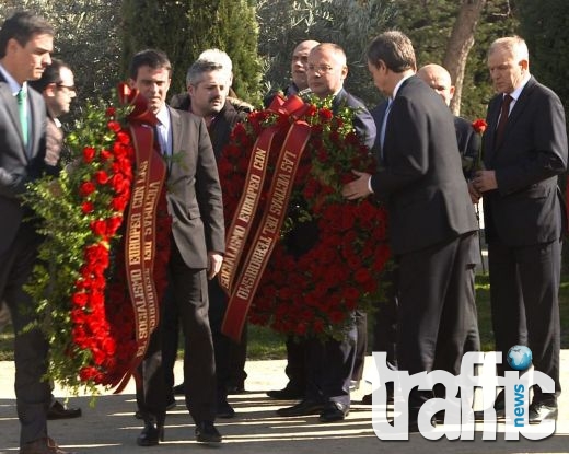 Станишев и Валс почетоха паметта на жертвите на тероризма в Мадрид