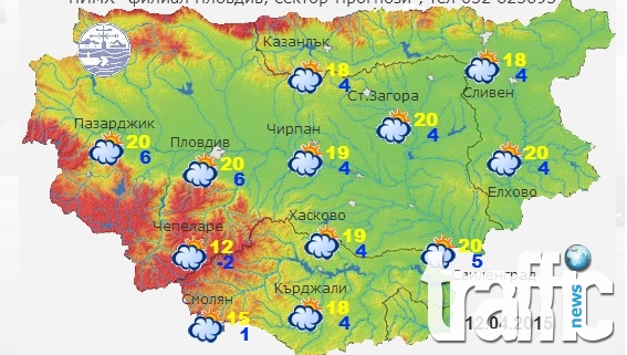 Слънчево време ни очаква на Великден