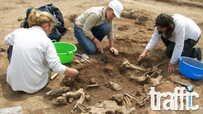 Откриха скелети на деца, пренесени в жертва от траките