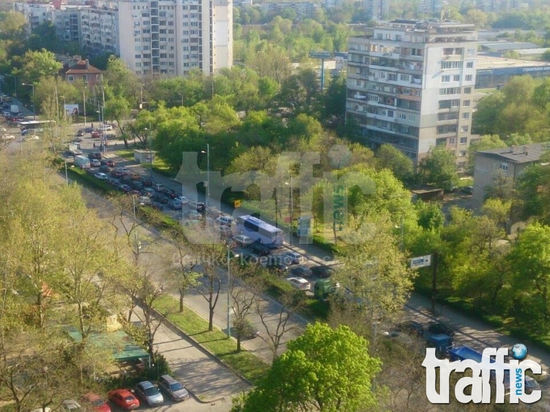 Задръстването в този час от птичи поглед СНИМКИ