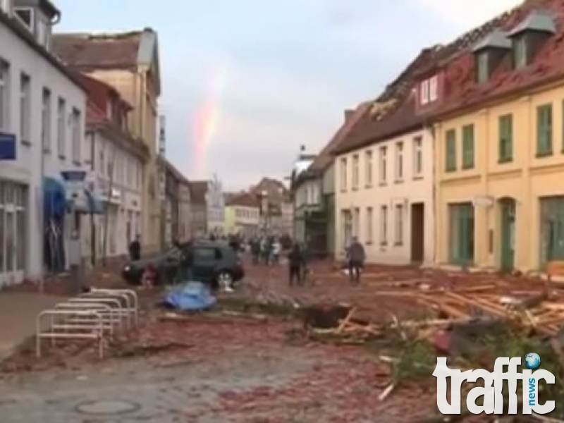 Разрушително торнадо удари Северна Германия 