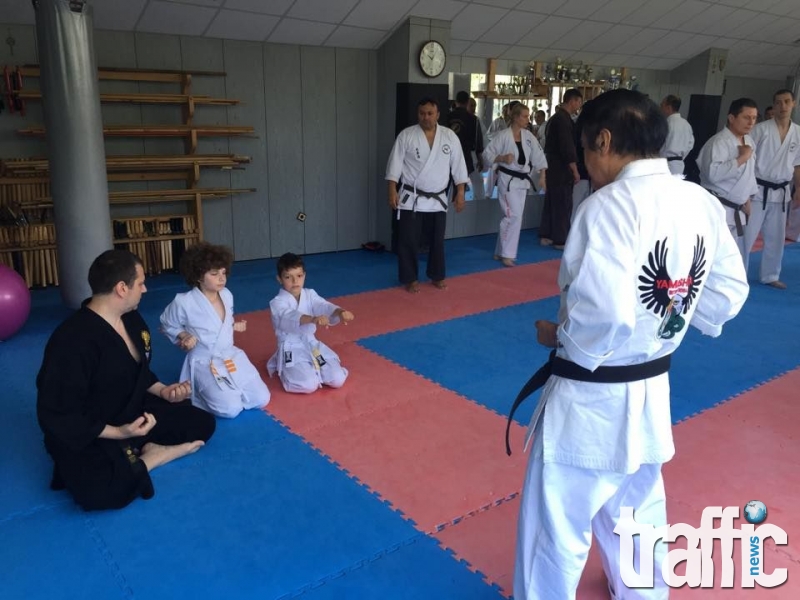 Непобедим самурай от Япония, учител на Стивън Сегал, преподава в Пловдив ВИДЕО