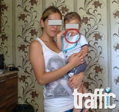 Майки качват в нета снимки на бебета с цигари в уста СНИМКИ