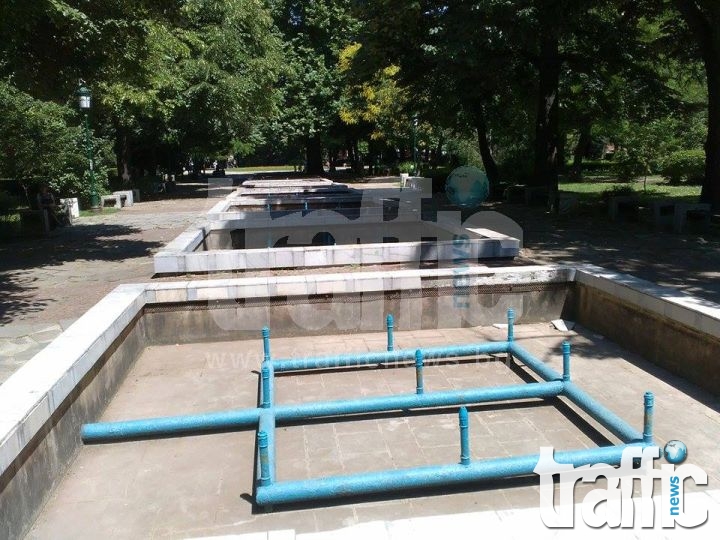 Ремонтират само старите фонтани в Дондуковата градина 