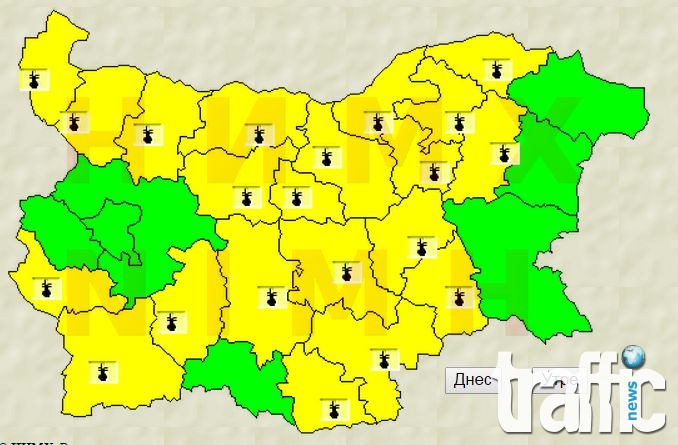 Температурите се повишават още в неделя 