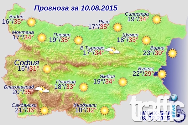 Слънчева седмица очаква Пловдив, към края може и да превали