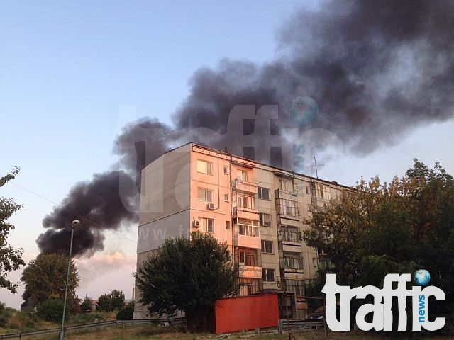 Цигани горят гуми зад Домостроителния, окадиха половината град