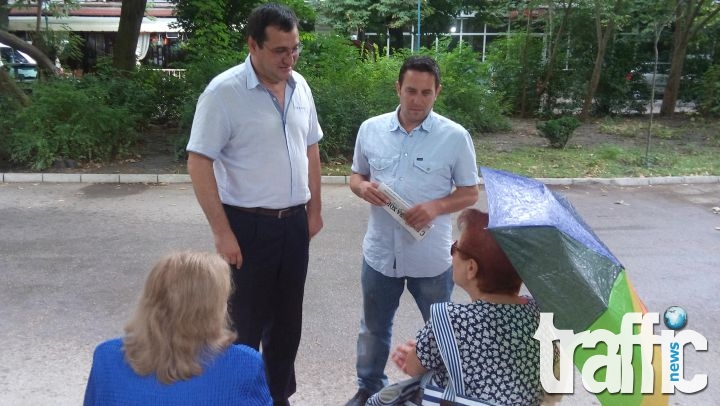 Славчо Атанасов започна срещите си с пловдивчани от квартал 
