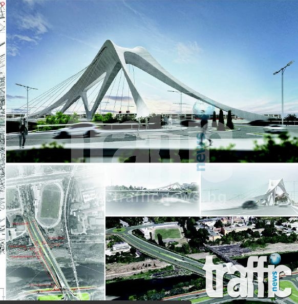 Вижте трите варианта как би изглеждал новият мост на Марица СНИМКИ