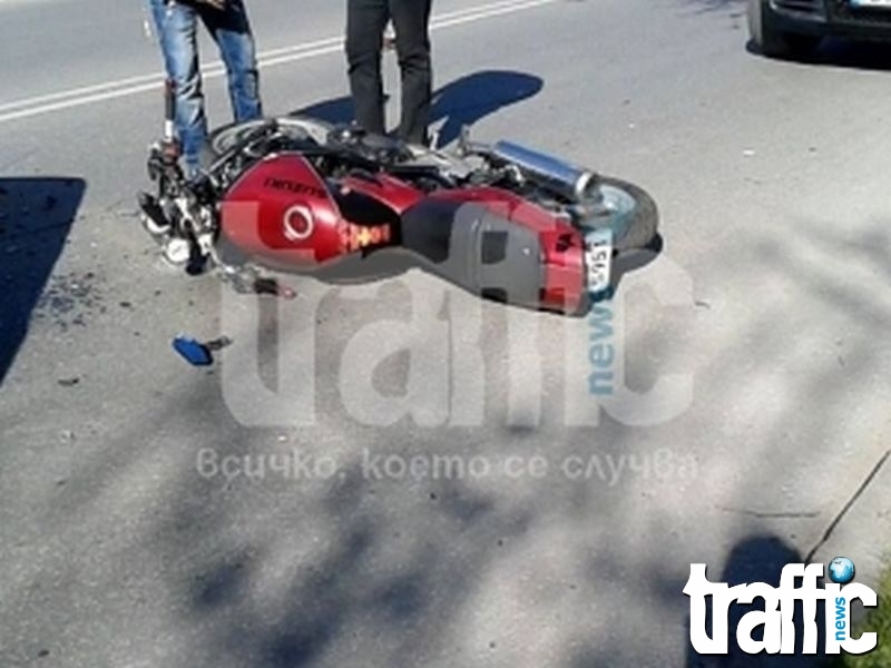 Моторист остана инвалид за цял живот след удар в мантинела в Пловдив ВИДЕО