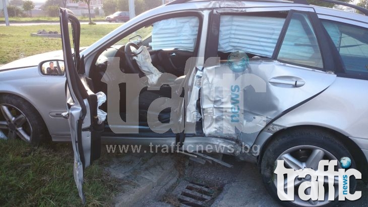 Тежка катастрофа в Тракия, двамата шофьори в болница СНИМКИ