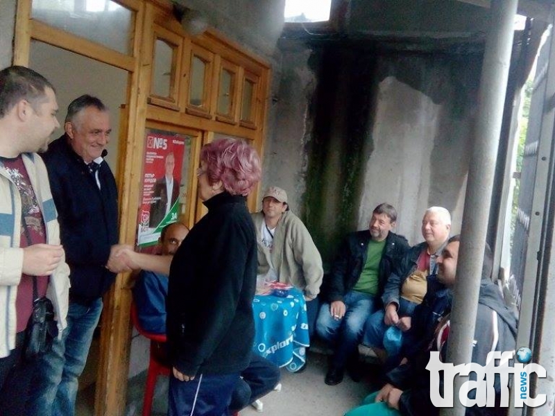 Жителите на Гаганица посрещнаха Петър Курдов с вяра, надежда и пожелания за успех 