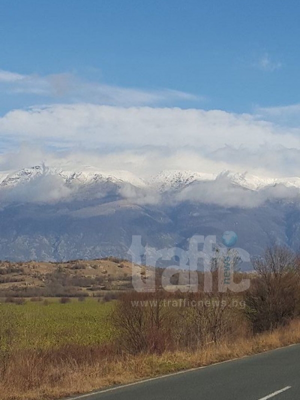 Стара планина се покри с няколко сантиметра сняг СНИМКИ