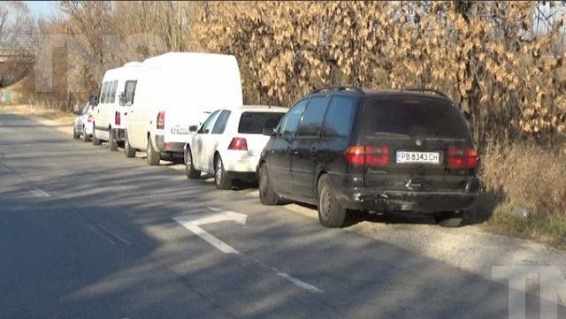Пет автомобила се нанизаха един в друг на Околовръстното на Пловдив ВИДЕО