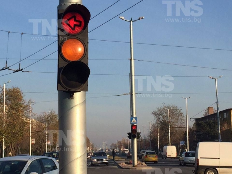 Задръствания през уикенда заради светофарите в Пловдив