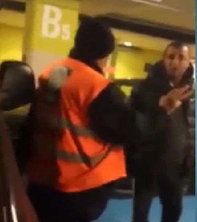 Наглец налита на бой и обижда в софийски мол, въпреки че е спрял на място за инвалиди ВИДЕО