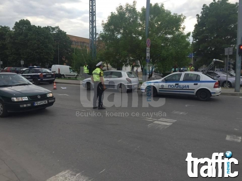 Шофьор избяга, след като помете жена на пешеходна пътека в центъра на Пловдив