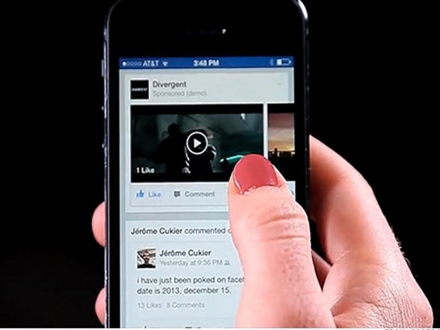 Потребителите на Facebook гледат по 100 милиона часа видео всеки ден