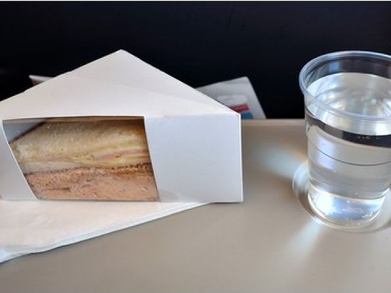 Защо никога да не пиете вода в самолета