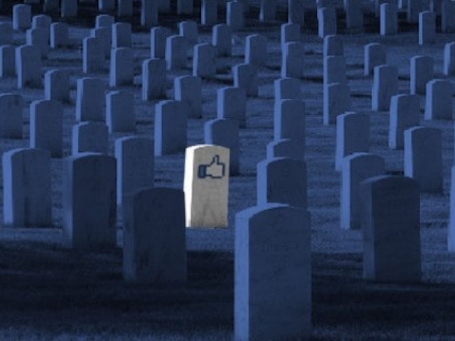 Фейсбук се превръща в най-голямото виртуално гробище