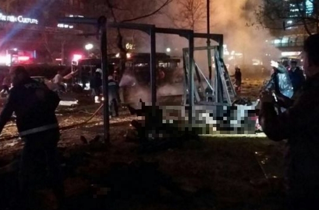 Жертвите на взрива в Анкара са най-малко 15, взривила се е кола-бомба ВИДЕО 18+