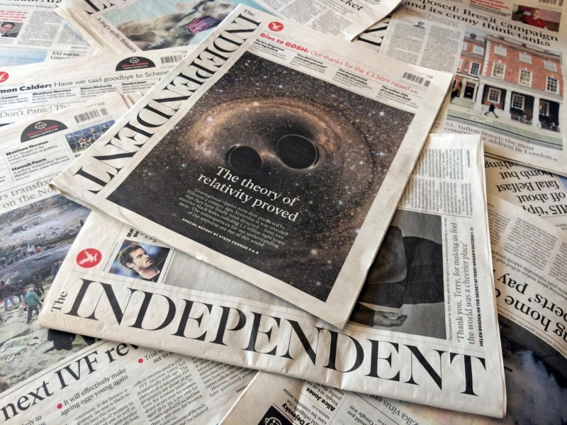 Британците се прощават с The Independent