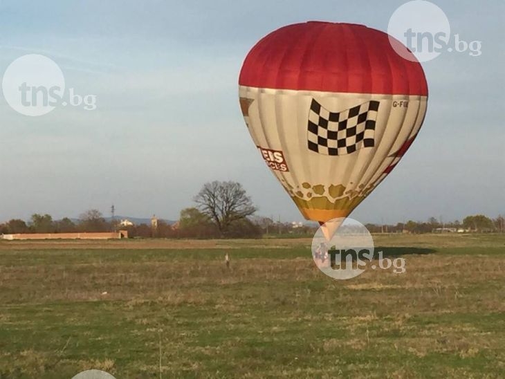 Раковски се превърна в Кападокия! Балон с кош полетя в небето СНИМКИ