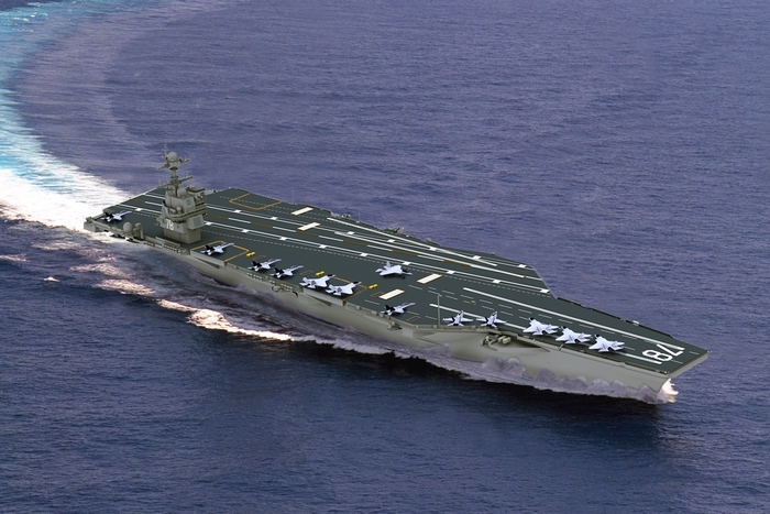 Американската флота ще има най-скъпия боен кораб в света СНИМКИ