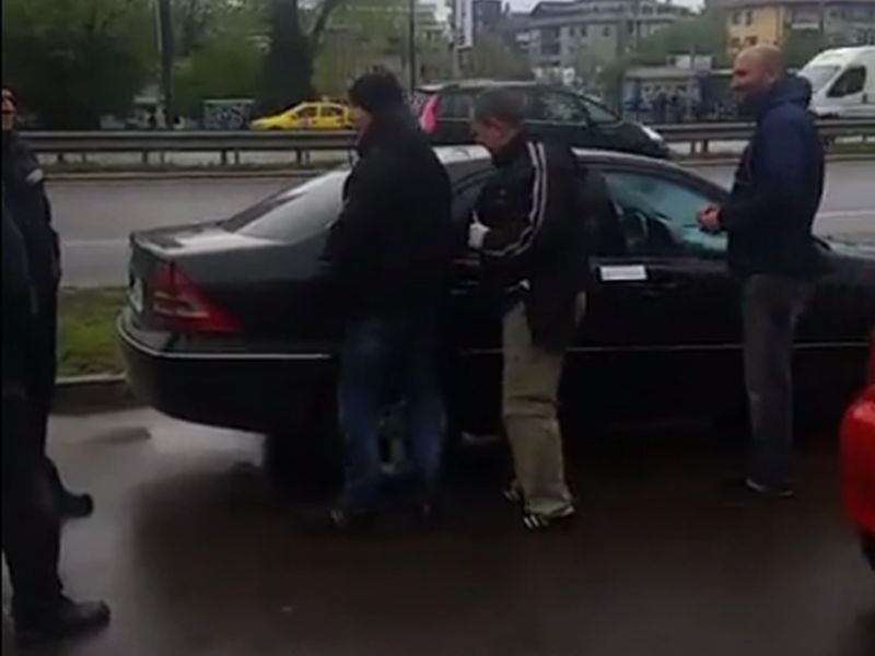 ВИДЕО от зрелищното преследване и арест в София 