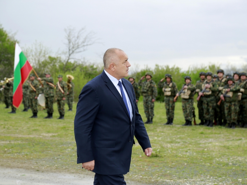 Бойко Борисов откри международно тактическо учение  на полигон Ново село 