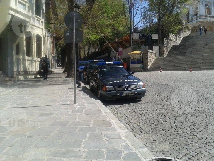 Полицейска блокада в центъра на Пловдив заради визитата на Главния прокурор на Турция