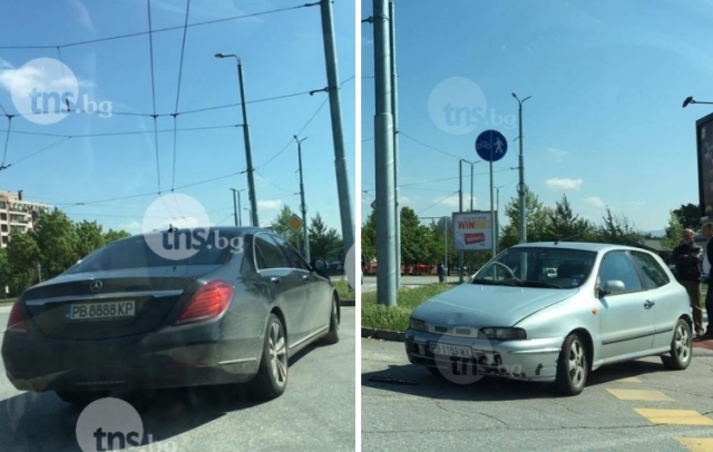 Шофьорката на фиата, ударен от S-класа край Галакси, е в болница