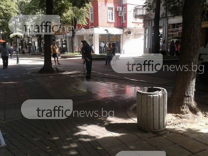 Мазно петно на Главната в Пловдив едва не претрепа полузаспала ученичка СНИМКИ
