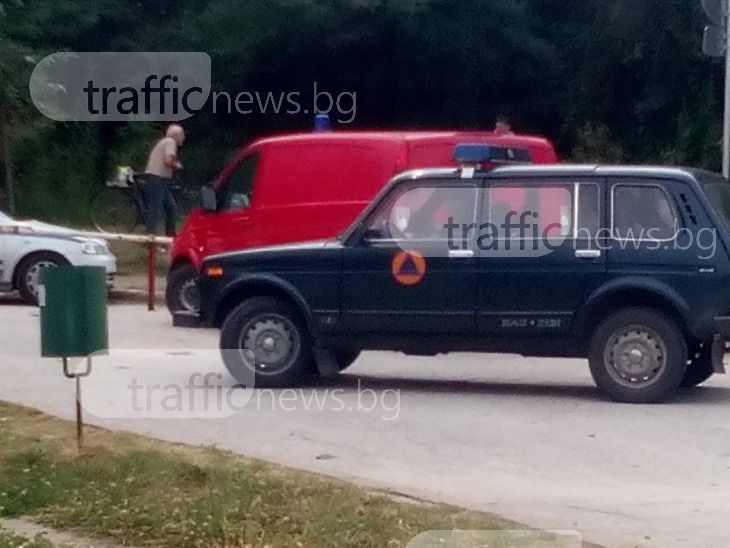 Изгоря хангар на Гребната база в Пловдив!