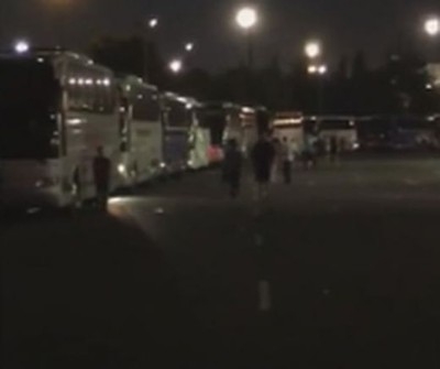 Над 20 автобуса са блокирани на 