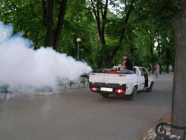 Пръскат отново срещу комари в Пловдив