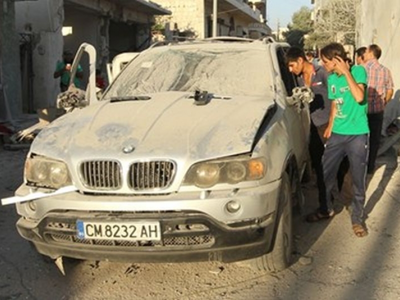 Българска кола взривена в Сирия
