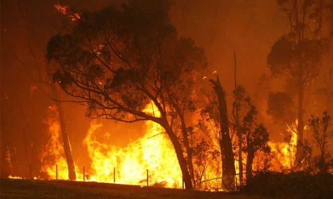 Червен индекс за опасност от пожари в 4 области