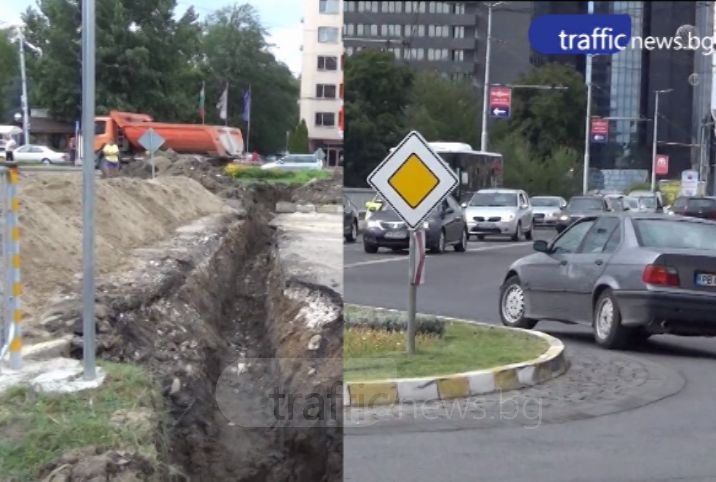 Транспортният хаос продължава, затварят още един булевард в Пловдив ВИДЕО 