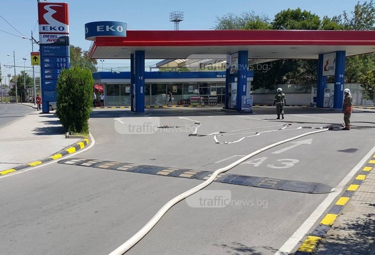 Спряха влаковете заради изтичането на газ в Пловдив! Цяла цистерна с вода бе излята върху станцията ВИДЕО