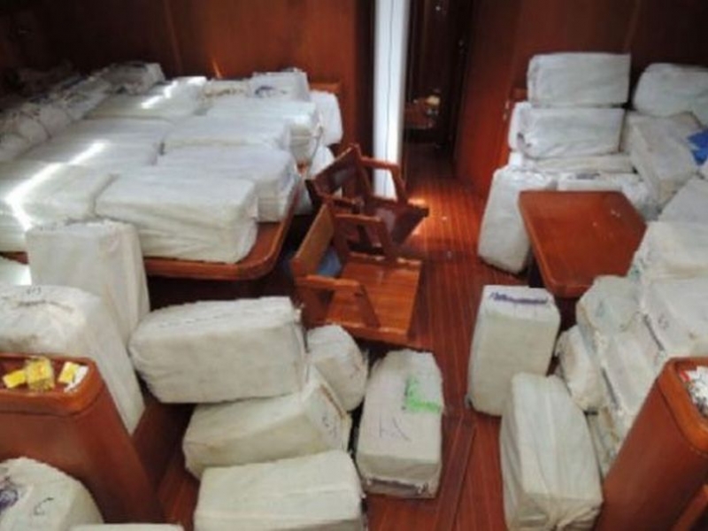 Спипаха нашенец с рекордните 15 тона дрога на яхта в Средиземно море