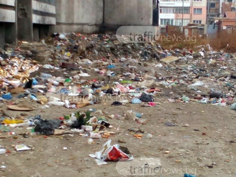 Хепатит от сметището насред Столипиново, почистили го... наполовина СНИМКИ